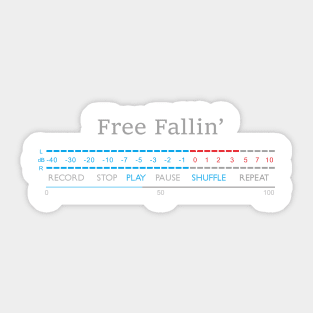 Play - Free Fallin' Sticker